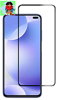 Защитное стекло для Xiaomi POCO X2 5D (полная проклейка), цвет: черный