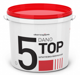 Финишная шпатлевка DANO TOP 5 Danogips. 10 л. РФ.