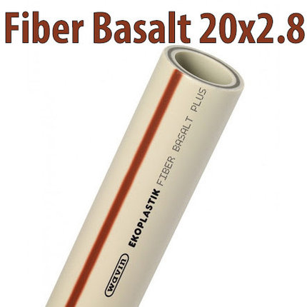 Труба ПП Wavin Ekoplastik Fiber Basalt 20х2.8 (S 3.2), фото 2