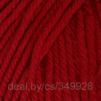 Пряжа для вязания ПЕХ Детский каприз тёплый (50% мериносовая шерсть, 50% фибра) 10х50г/125м цв.006 красный