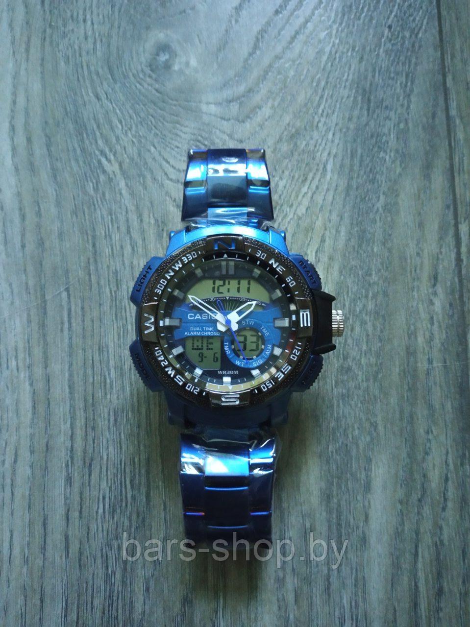Часы наручные спорт CASIO GA-022, синие