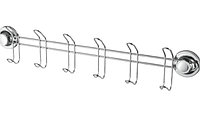 Планка с 6-ю крючками на вакуумных присосках Ledeme L3716-6