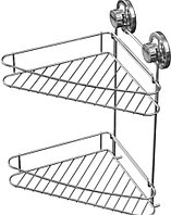 Полка угловая 2-ая на вакуумных присосках Ledeme L3728-2