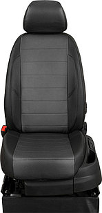 Чехлы Orion экокожа на TOYOTA RAV4 IV 2012-…, черно/серые