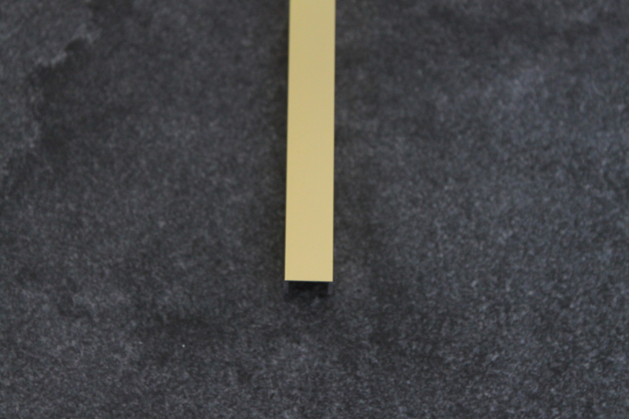Алюминиевый швеллер золото глянец П-10х10 2,7м - фото 2 - id-p128368856