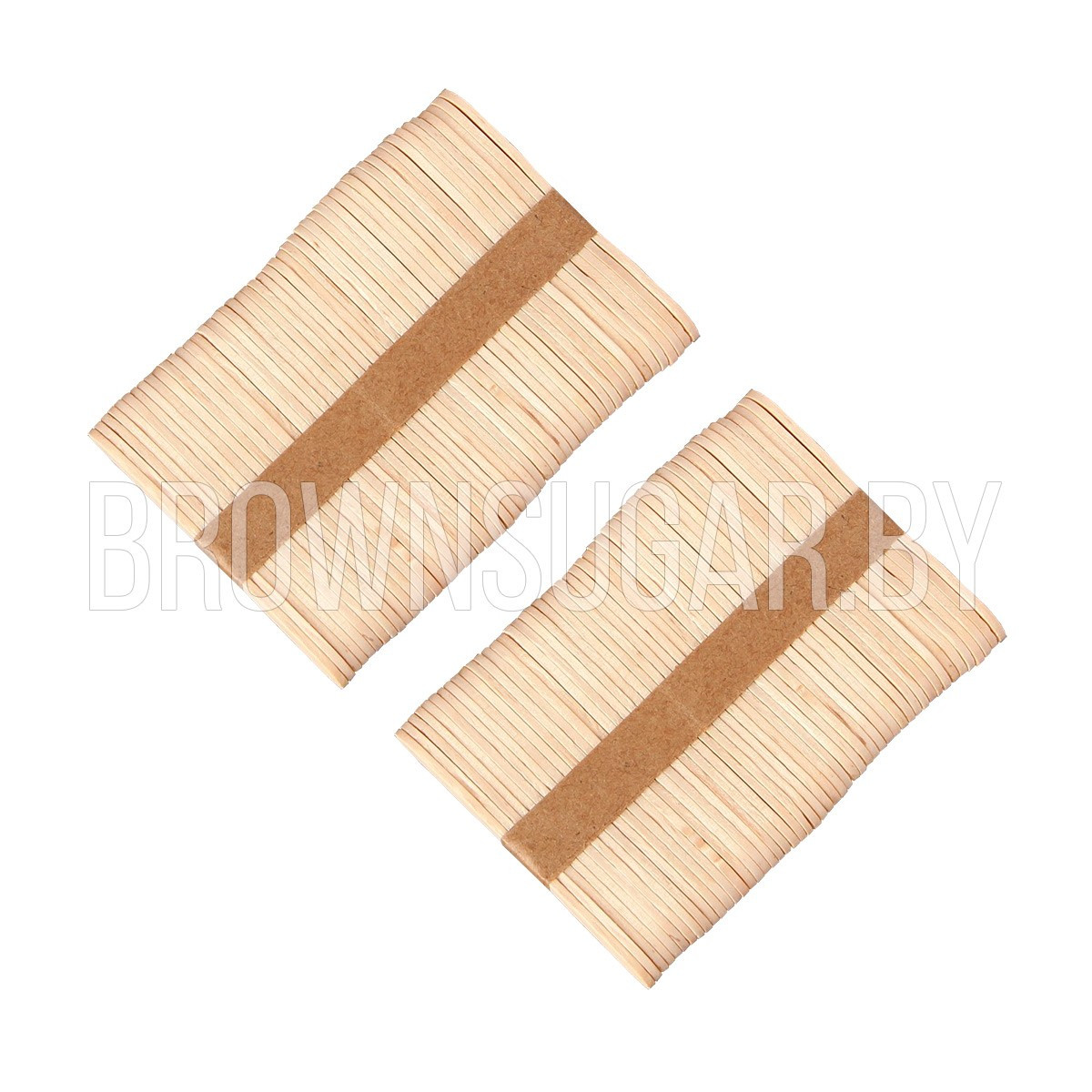 Палочки деревянные для мороженого (Россия, 7,5 х1,1 см, 100 шт) - фото 1 - id-p120109912