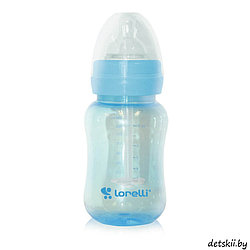 Бутылочка для кормления антиколиковая  с широким горлом Lorelli 250мл