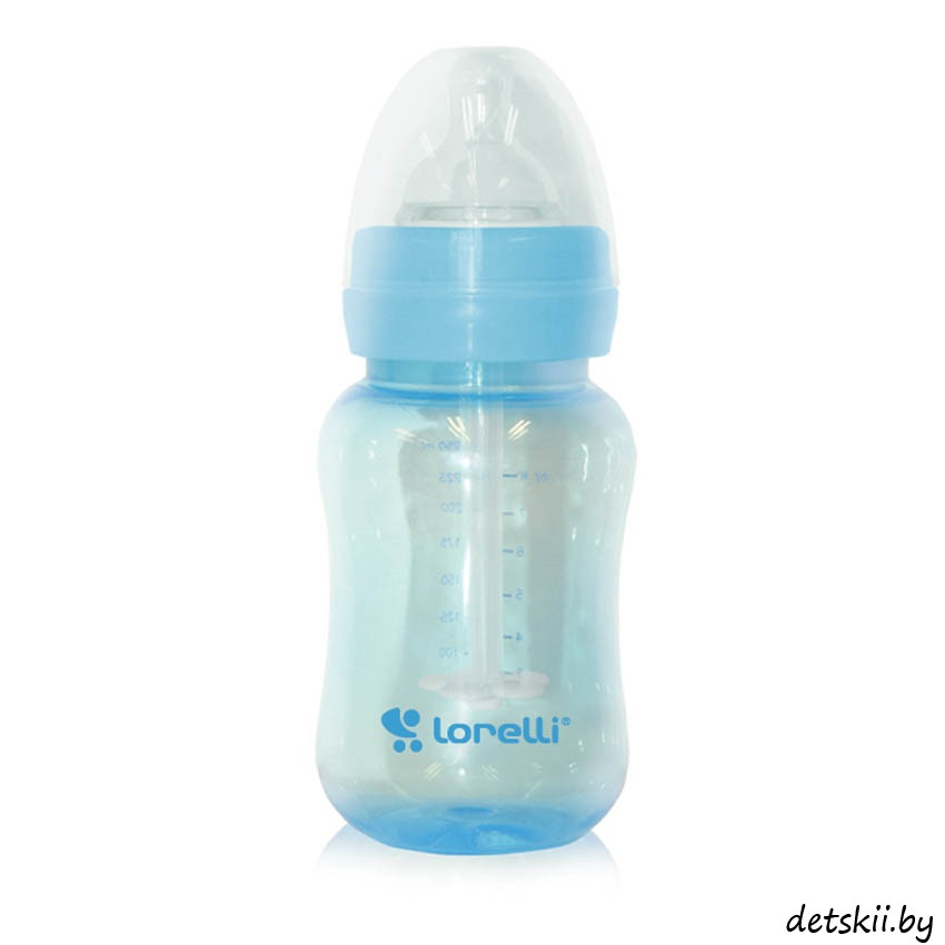Бутылочка для кормления антиколиковая с широким горлом Lorelli 250мл - фото 1 - id-p128402659