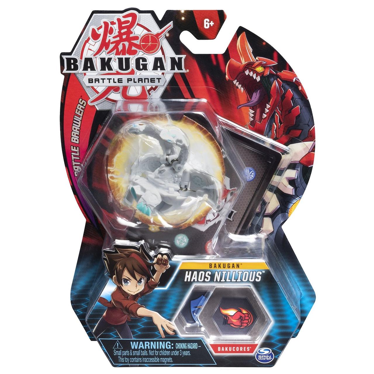 Фигурка-трансформер Bakugan Dbl Head Drgn White 20108803