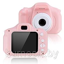 Детский цифровой фотоаппарат камера Розовый