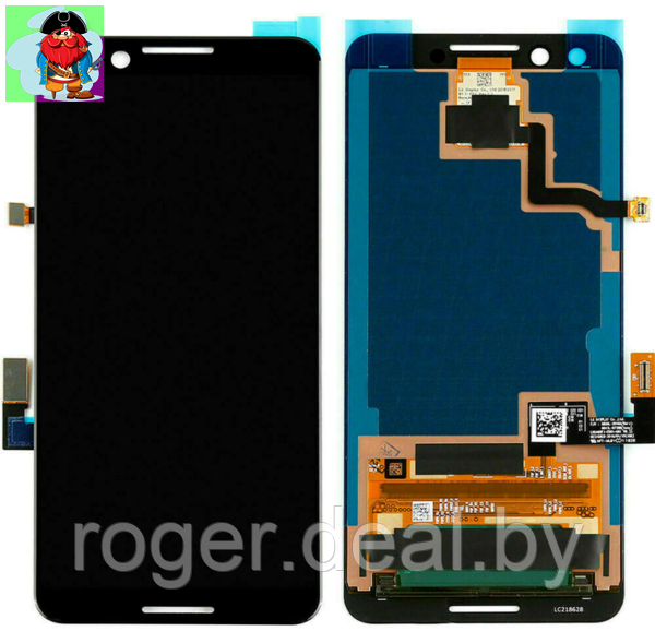 Экран для Google Pixel 3 с тачскрином, цвет: черный оригинальный - фото 1 - id-p128525847