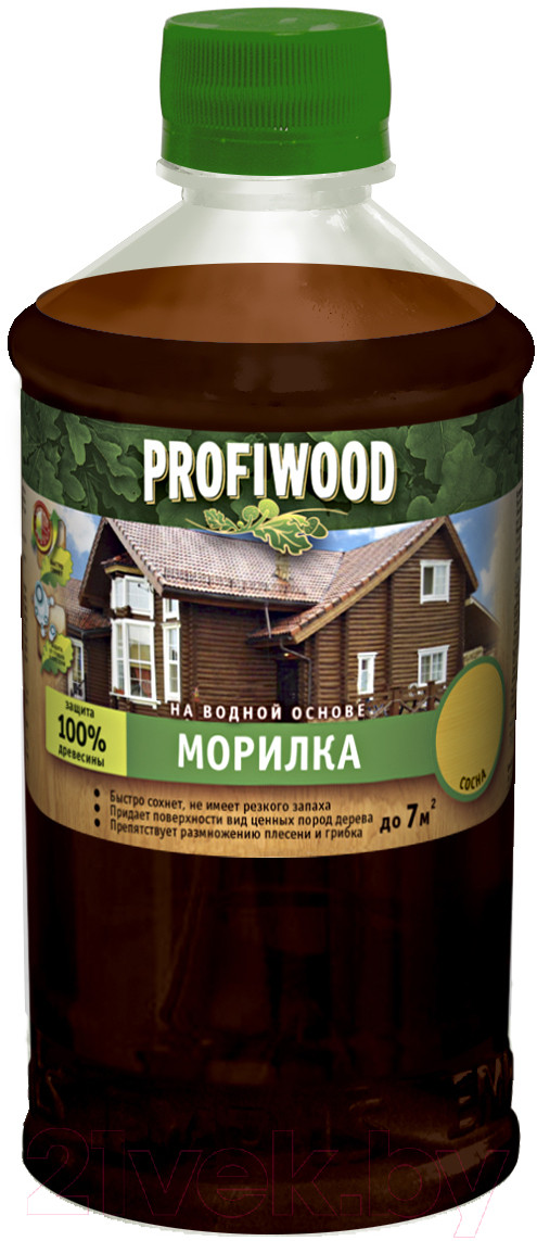 Морилка на водной основе PROFIWOOD дуб 0.5л - фото 1 - id-p128578882