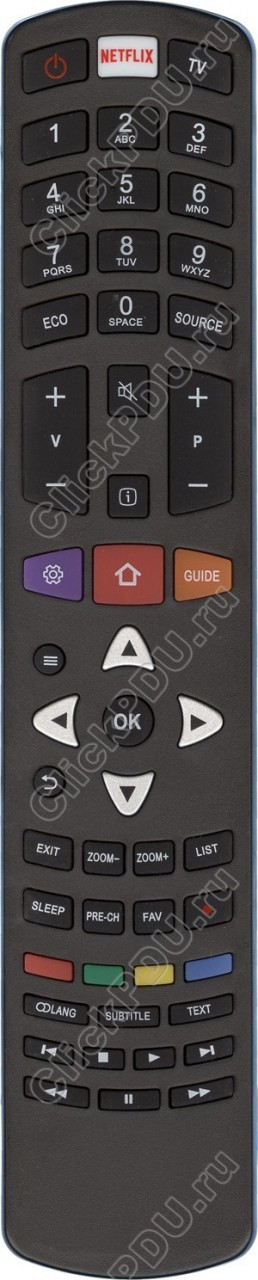 ПДУ для Thomson RC311 FUI2 NETFLIX ic (серия HTS057)