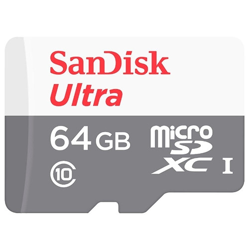 Карта памяти SanDisk Ultra A1 microSDXC 64GB + SD адаптер