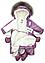 Детский комбинезон-трансформер 3 в 1 с съемной меховой подкладкой Рафаэль сиреневый (осень-зима-весна), фото 4