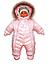 Детский комбинезон-трансформер 3 в 1 с съемной меховой подкладкой Рафаэль розовый (осень-зима-весна), фото 2