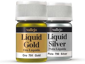 Краски спиртовые металлики Liquid Gold
