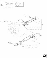 87552422 карданный вал задний CASE, New-Holland  84120429