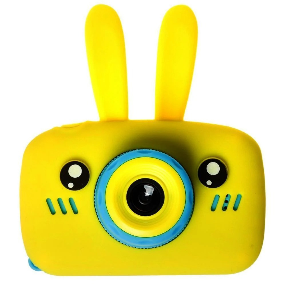 Детская цифровая камера GSMIN Fun Camera Rabbit (Желтый)