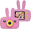 Детская цифровая камера GSMIN Fun Camera Rabbit (Желтый), фото 2