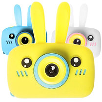 Детская цифровая камера GSMIN Fun Camera Rabbit (Белый), фото 3