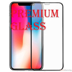 Защитное стекло для Apple iPhone 11 (Premium Glass) с полной проклейкой (Full Screen), черное