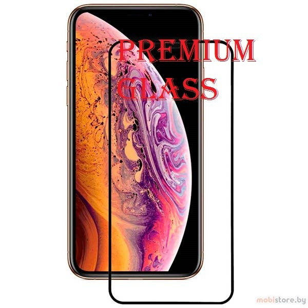 Защитное стекло для Apple iPhone 11 Pro Max (Premium Glass) с полной проклейкой (Full Screen), черное