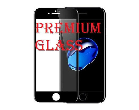 Защитное стекло для Apple iPhone 6 (Premium Glass) с полной проклейкой (Full Screen), черное, фото 2