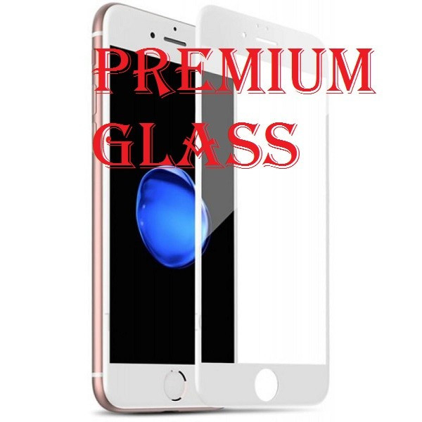 Защитное стекло для Apple iPhone 7 Plus (Premium Glass) с полной проклейкой (Full Screen), белое - фото 1 - id-p128448177