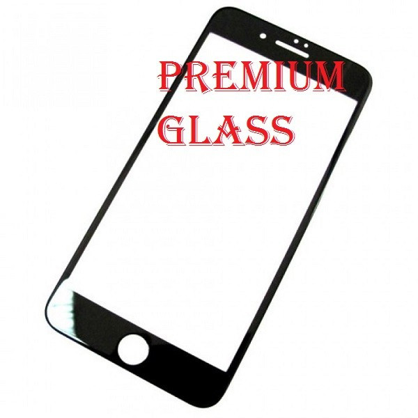 Защитное стекло для Apple iPhone 7 Plus (Premium Glass) с полной проклейкой (Full Screen), черное - фото 1 - id-p128448178