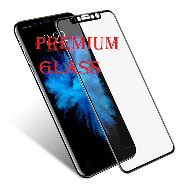 Защитное стекло для Apple iPhone X (Premium Glass) с полной проклейкой (Full Screen), черное - фото 1 - id-p128448179
