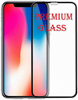 Защитное стекло для Apple iPhone XR (Premium Glass) с полной проклейкой (Full Screen), черное