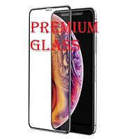 Защитное стекло для Apple iPhone XS Max (Premium Glass) с полной проклейкой (Full Screen), черное