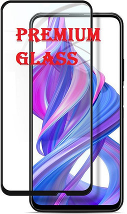 Защитное стекло для Huawei Honor 9X (Premium Glass) с полной проклейкой (Full Screen), черное, фото 2
