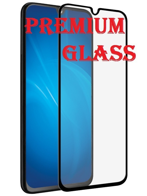 Защитное стекло для Samsung Galaxy A6s (Premium Glass) с полной проклейкой (Full Screen), черное - фото 1 - id-p128448194