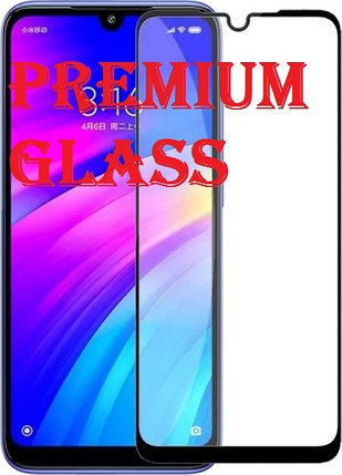 Защитное стекло для Xiaomi Redmi 8 (Premium Glass) с полной проклейкой (Full Screen), черное, фото 2