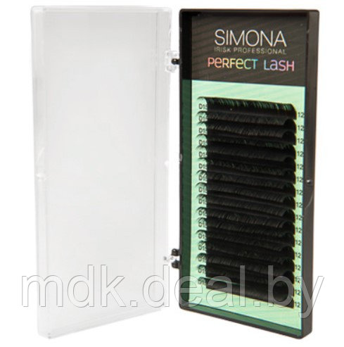 Ресницы Simona Perfect Lash, 16 линий, 0,15 D-изгиб, 12мм - фото 1 - id-p128521532