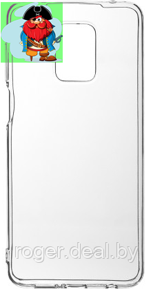 Чехол для Xiaomi Redmi Note 9S силиконовый, цвет: прозрачный - фото 1 - id-p128631469