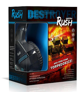 Игровая гарнитура SmartBuy RUSH DESTROYER (SBHG-9000) синяя, фото 2