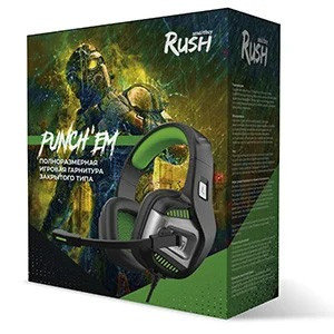 Игровая гарнитура SmartBuy RUSH PUNCH'EM (SBHG-9700) зеленая, фото 2
