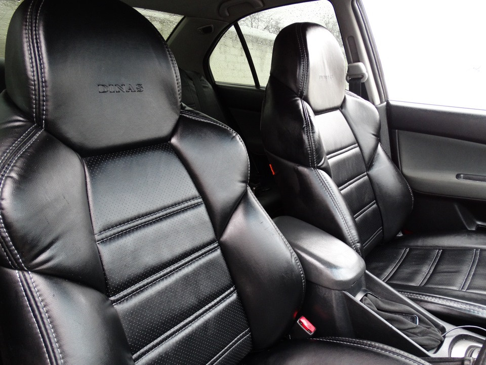 Чехлы на сидения Dinas Drive, универсальные, черные - фото 1 - id-p114315460