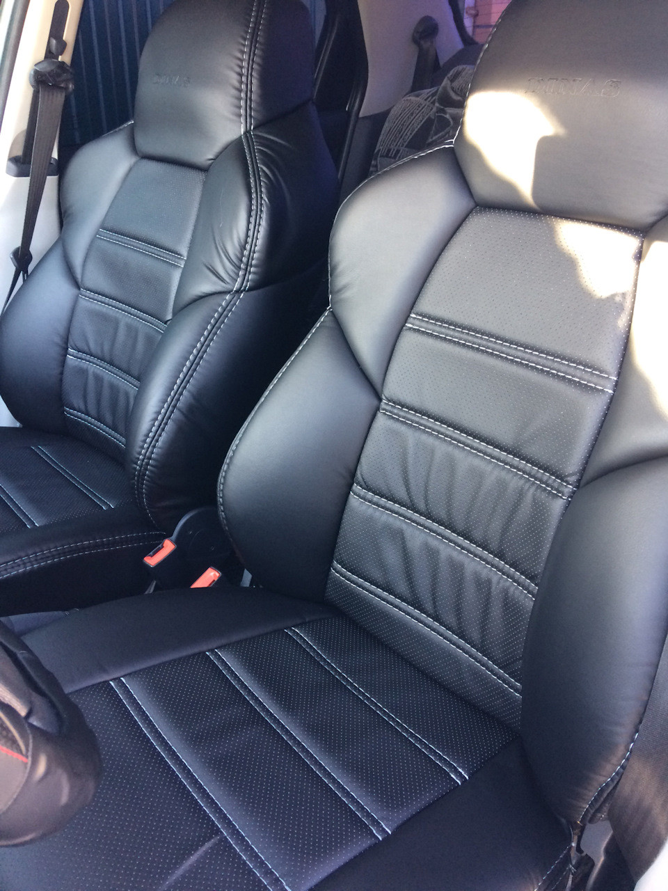 Чехлы на сидения Dinas Drive, универсальные, черные - фото 5 - id-p114315460