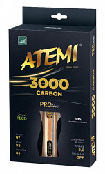 Теннисная ракетка Atemi 3000 Balsa Carbon
