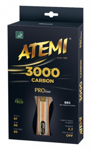 Теннисная ракетка Atemi 3000 Balsa Carbon - фото 1 - id-p128739165