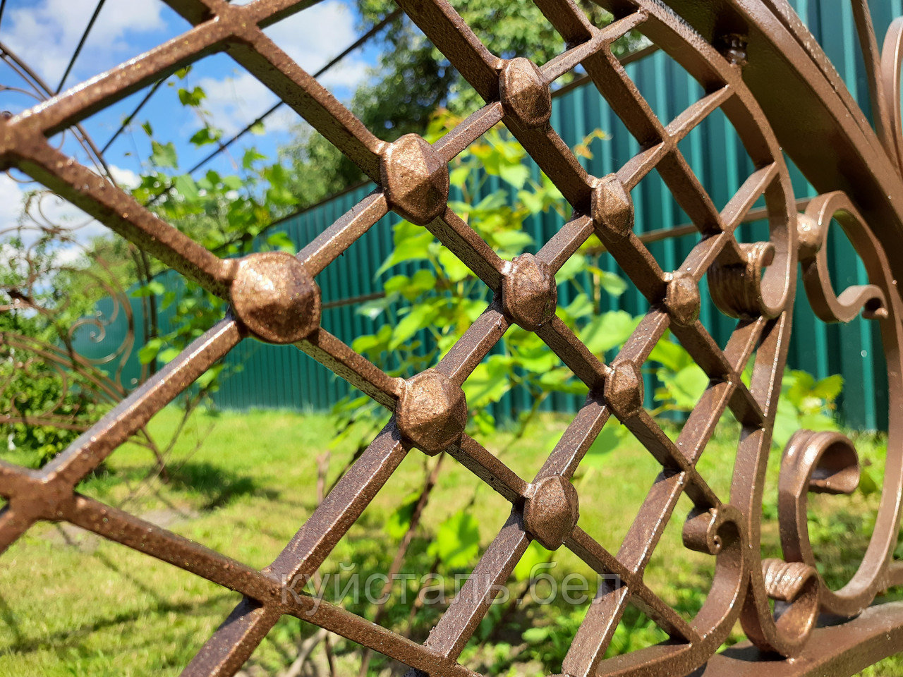 Арка садовая кованая под виноград. Пергола кованая для винограда в саду - фото 6 - id-p128744463