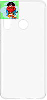 Чехол для Huawei Y6p силиконовый, цвет: прозрачный
