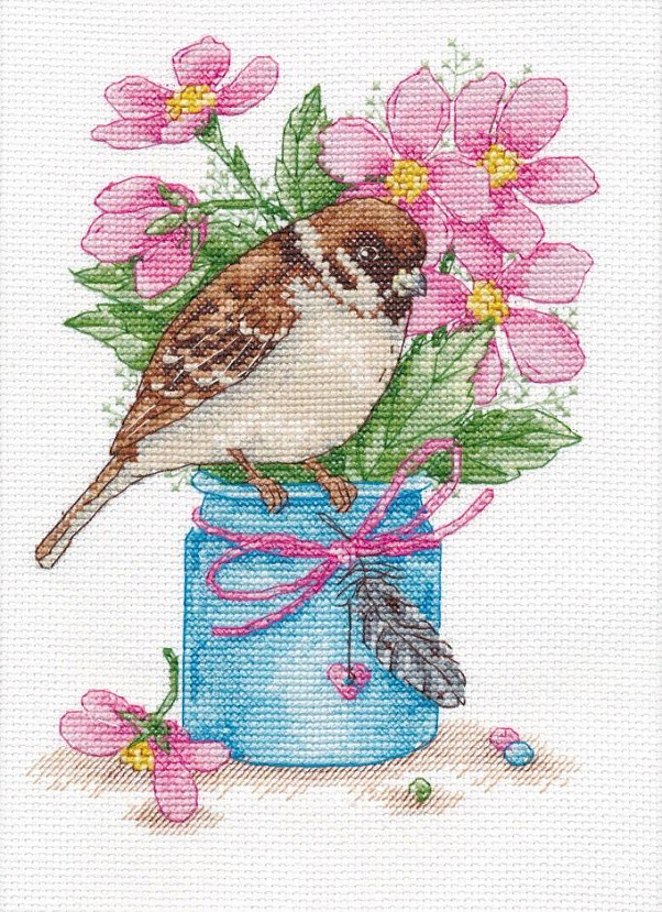 Набор для вышивания крестом "Весенний привет".