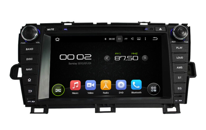 Штатная магнитола CarMedia KD-8602-P30 для Toyota Prius 2009-2015 на Android 10 - фото 1 - id-p93587113