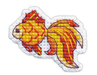 Набор для вышивания крестом "Рыбка-значок".