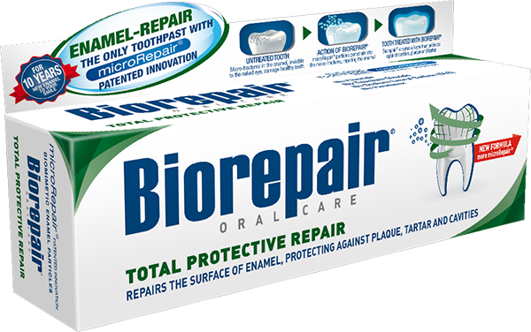 Зубная паста серии Биорепейр Плюс для комплексной защиты полости рта (BioRepair Plus Total Protection) 75мл